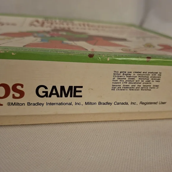 Vintage Sesame Street Missing Match Ups Game By Milton Bradley Company - Picture 10 of 12